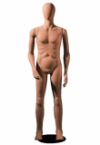 Flexible Male Mannequin Abstract Head (Faceless/Featureless)
