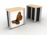 Point Of Sale Counter Display Kit With Lockable Doors