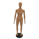 Flexible Female Mannequin with Facial Features