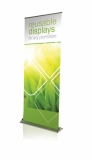 Roller Banner Single Sided 850mm Wide Silver