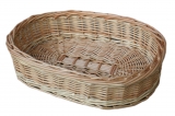 Large Flat Oval Full Buff Willow Packing Tray x 10
