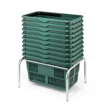 Basket Stacker For Wire Or Plastic Baskets