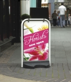 Classic Swing Sign/Black Frame