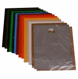 Dark Blue Plastic Carrier Bags / Polythene Carrier Bags 22 Inch x 18 Inch + 3 (500 Pack)