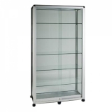 Full Glass Wide Display Showcase Without Header