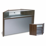 Angled Corner Display 1000mm sq footplate x 930mm H