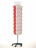 Greeting Card (7x5) Spinner - 48PO Pockets Display Stand