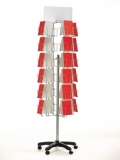 Greeting Card (7x5) Spinner 72P Pockets Display Stand