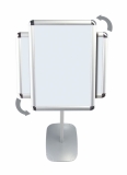 A4 Portrait/Landscape Information Point- Silver
