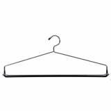 Chrome Blanket Clothes Hangers with Non Slip Bar