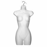 Hanging Female Mannequin Frost Body Form - Box Of 12