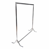 Clothes Rail 4ft Wide Chrome
