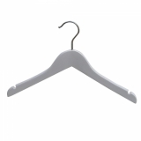 Wooden Child White Jacket Wishbone Hangers 34cm (Box of 50)
