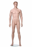 Natural Male Mannequin - Hands at Side, Head Facing Forwards