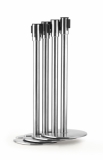 Four Post Chrome Kit - Black Webbing (Belt) Stackable