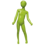 Green Gloss-Hands at Side Child Mannequin 6-7 Yrs