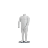 White Matt - Hands at Side - Headless Child Mannequin 2-3 Yrs