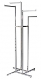 Four Straight Arm Merchandising Clothing Rail