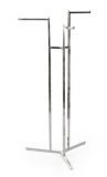 Adjustable Three Arm Merchandising Clothing Rail