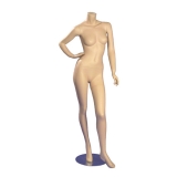 Female Headless Flesh Tone Mannequin - One Hand On Hip