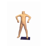 Flesh Tone - Arms Raised - Headless Child Mannequin 4 Yrs