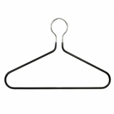 Chrome Captive Non Slip Clothes Hangers 43cm