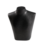 Flat Chested Polystyrene Shirt Form Available In Solid Black  or White