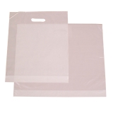 White Plastic Carrier Bags / Polythene Carrier Bags 28 Inch x 23 Inch + 4 (250 Pack)
