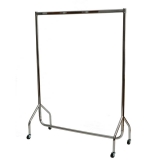 Clothes Rail 4FT Wide Chrome (Not UK Made)