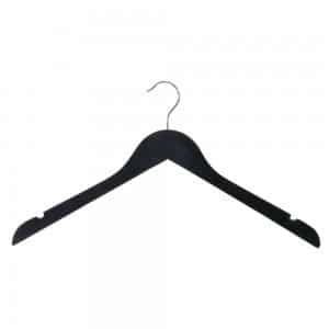 Black Wooden Hangers