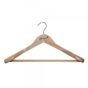 Wooden Clothes Hangers Printed with Logo
