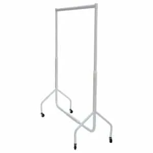 Bespoke Custom Made White Clothes Rails