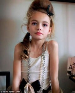 French lingerie label Jours Apres Lunes Model