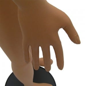 Hand Of Bendy Flexible Female Mannequin