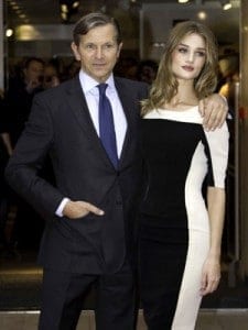 Marc Bolland and Rosie Huntington Whiteley
