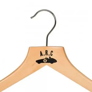 Custom Wooden Hangers Printed with Logo