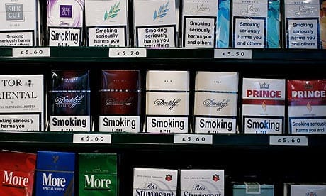 Cigarette Shop Display