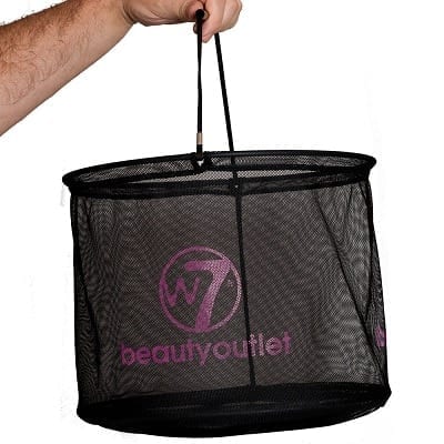 Collapsible cloth shopping baskets