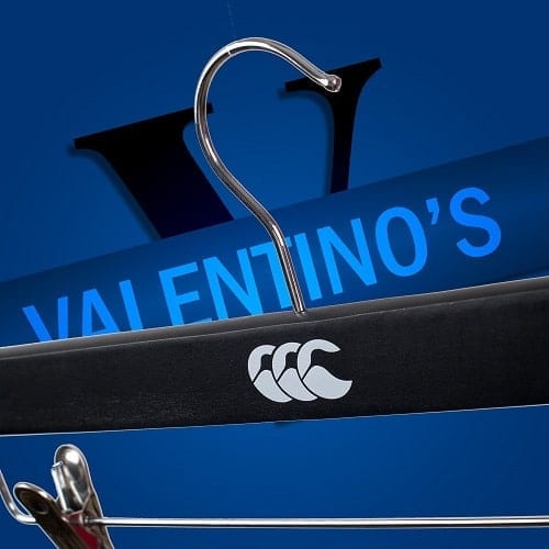 Clothes Hangers Printed with Logo for Canterbury