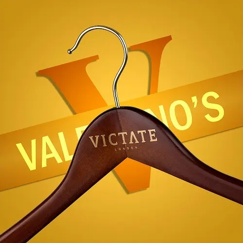 Victate Clothing Branded Custom Coat Hangers