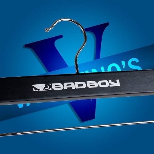 Custom Clothes Hangers for BadBoy Clothing UK