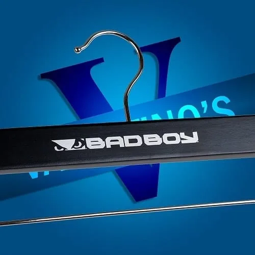 Custom Clothes Hangers for BadBoy Clothing UK Custom Clothes Hangers for BadBoy Clothing UK
