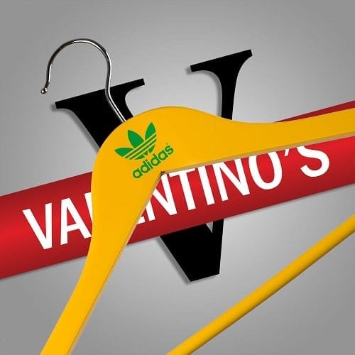 Custom Clothes Hangers for Adidas UK