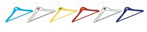 Painting Coat Hangers for Adidas