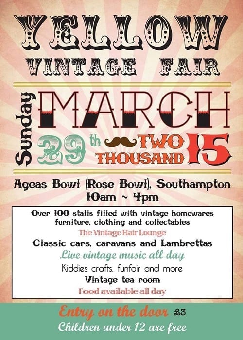 Yellow Vintage Craft Fair 2015 - Southampton