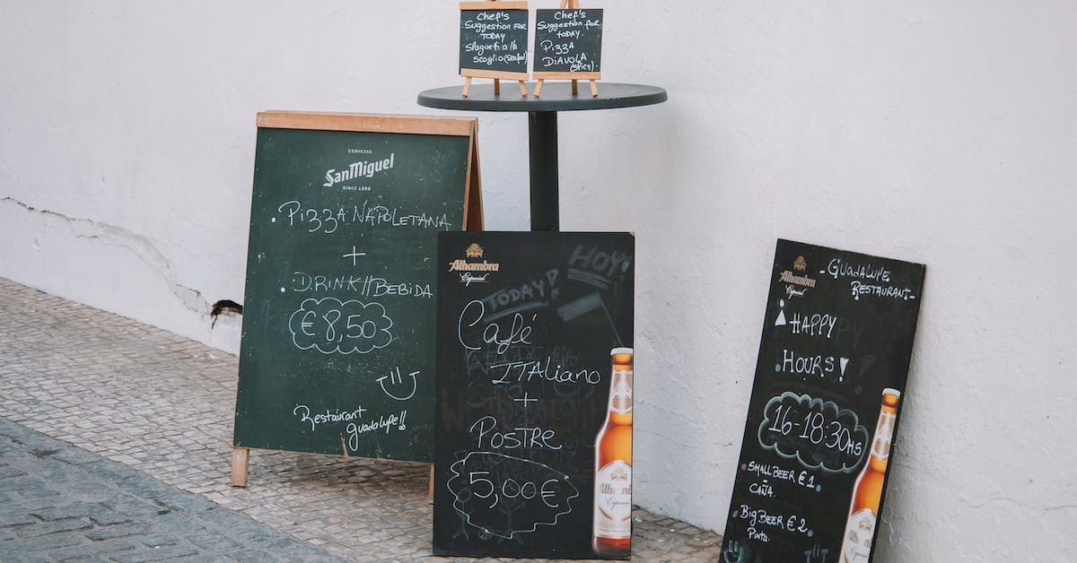 Free standing pavement stands and signs for sale