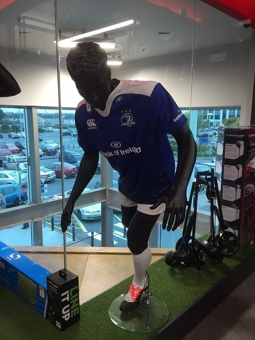 Male Footballer Mannequin - Valentino's Displays