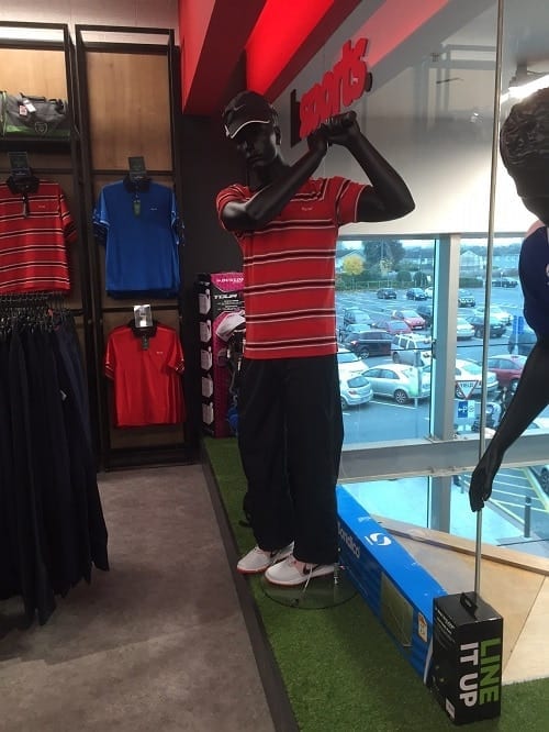 Male Golfer Sports Mannequin - Valentino's Displays