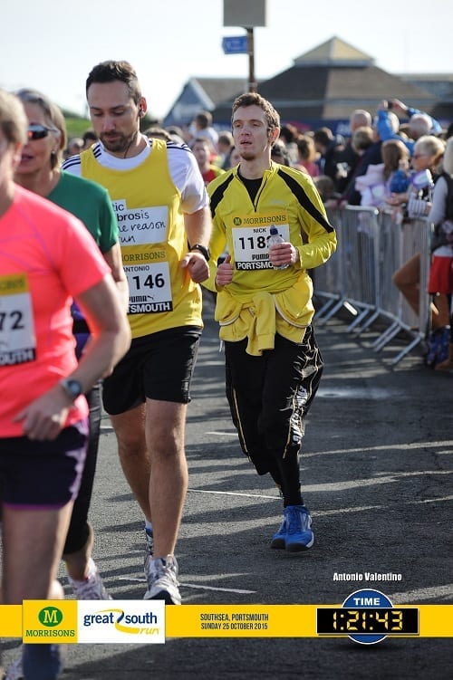 Starting The Race - Great South Run 2015