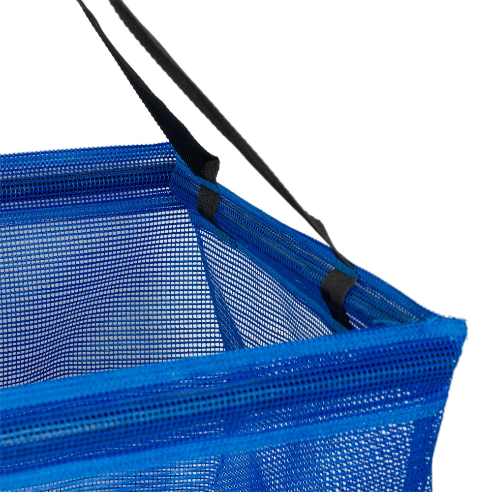 12 Inch Square Blue Heavy Duty Net Shopping Basket - 95121